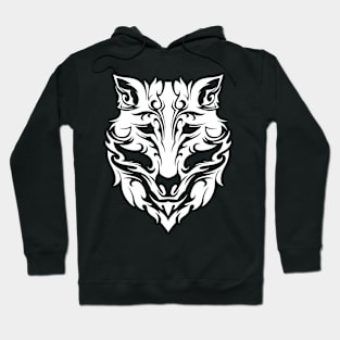 Tribal White Wolf Hoodie